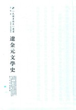 辽金元文学史 封面