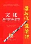 文化法律知识读本  以案释法版 封面