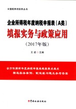 企业所得税年度纳税申报表  A类  填报实务与政策应用  2017年版 电子书封面