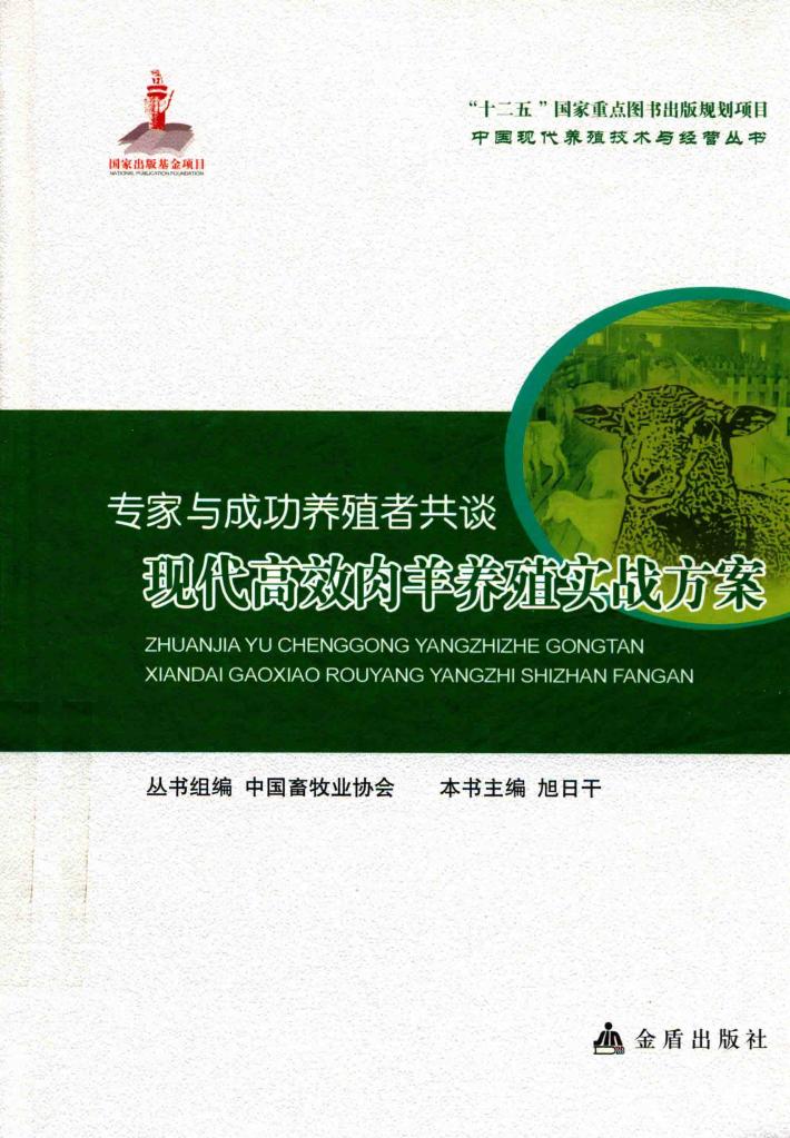专家与成功养殖者共谈  现代高效肉羊养殖实战方案 封面