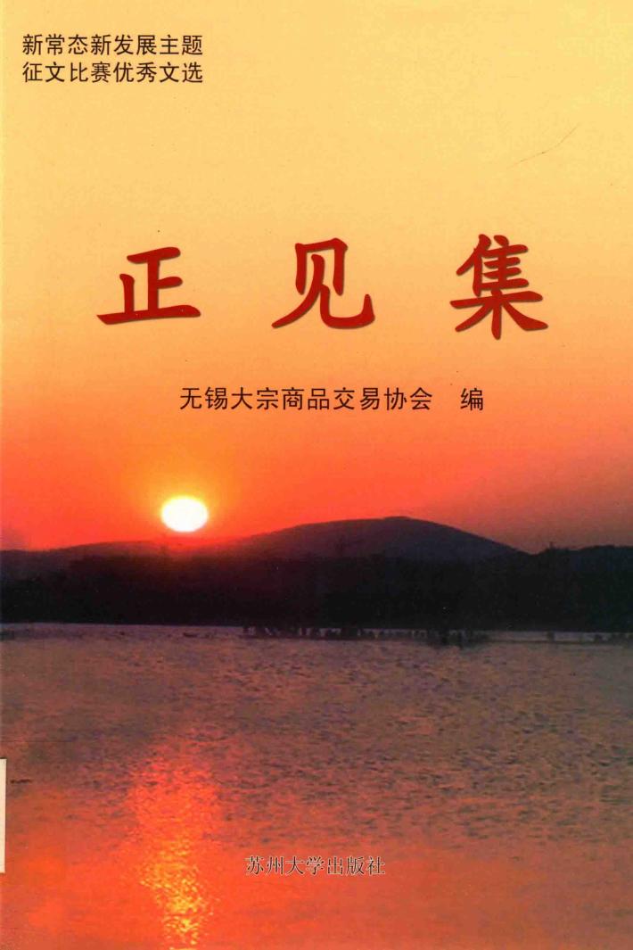 正见集  新常态新发展主题征文比赛优秀文选 封面