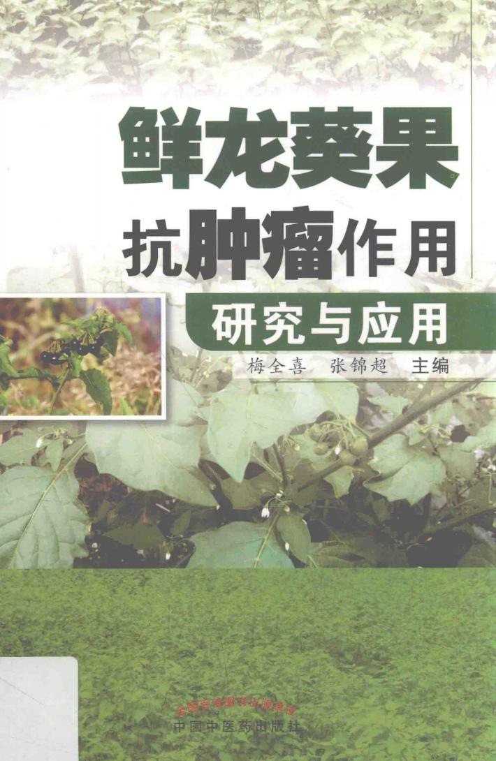 鲜龙葵果抗肿瘤作用研究与应用 封面