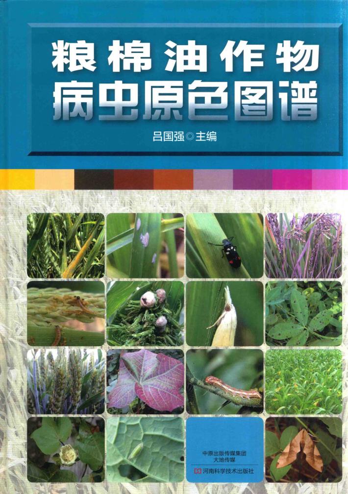 粮棉油作物病虫原色图谱 封面