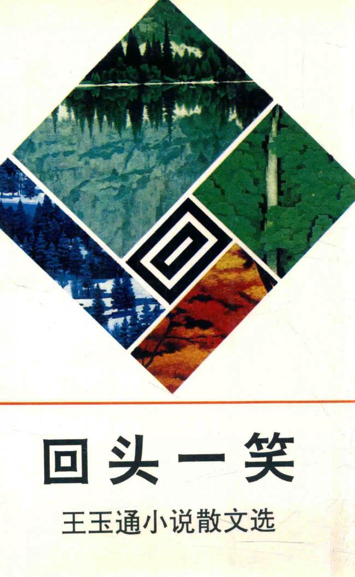 回头一笑：王玉通小说散文选 封面