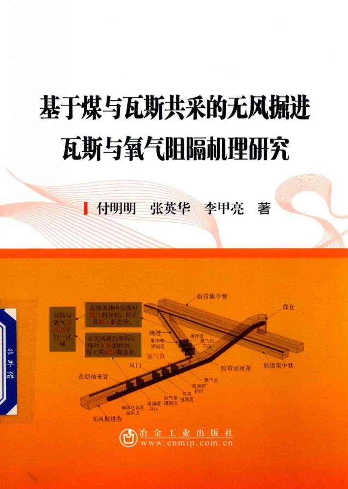 基于煤与瓦斯共采的无风掘进瓦斯与氧气阻隔机理研究 封面