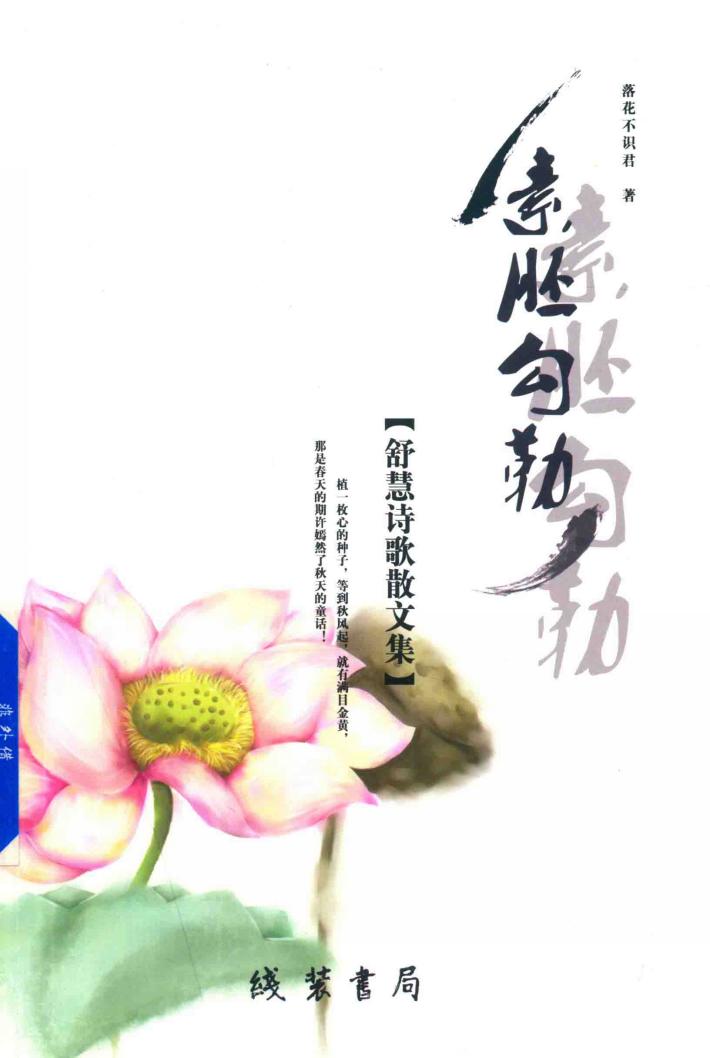 素胚勾勒  舒慧诗歌散文集 封面