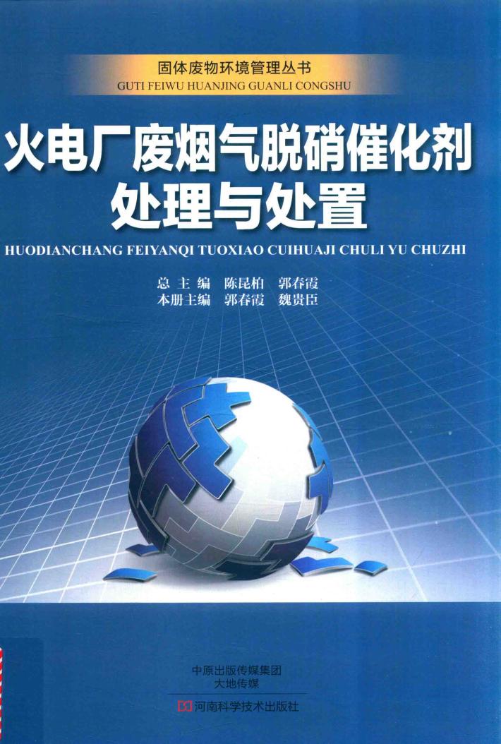 固体废物环境管理丛书 火电厂废烟气脱硝催化剂处理与处置 封面