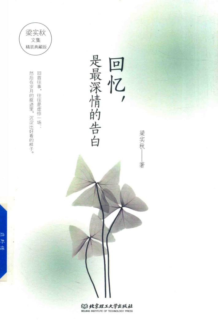 回忆，是最深情的告白 封面