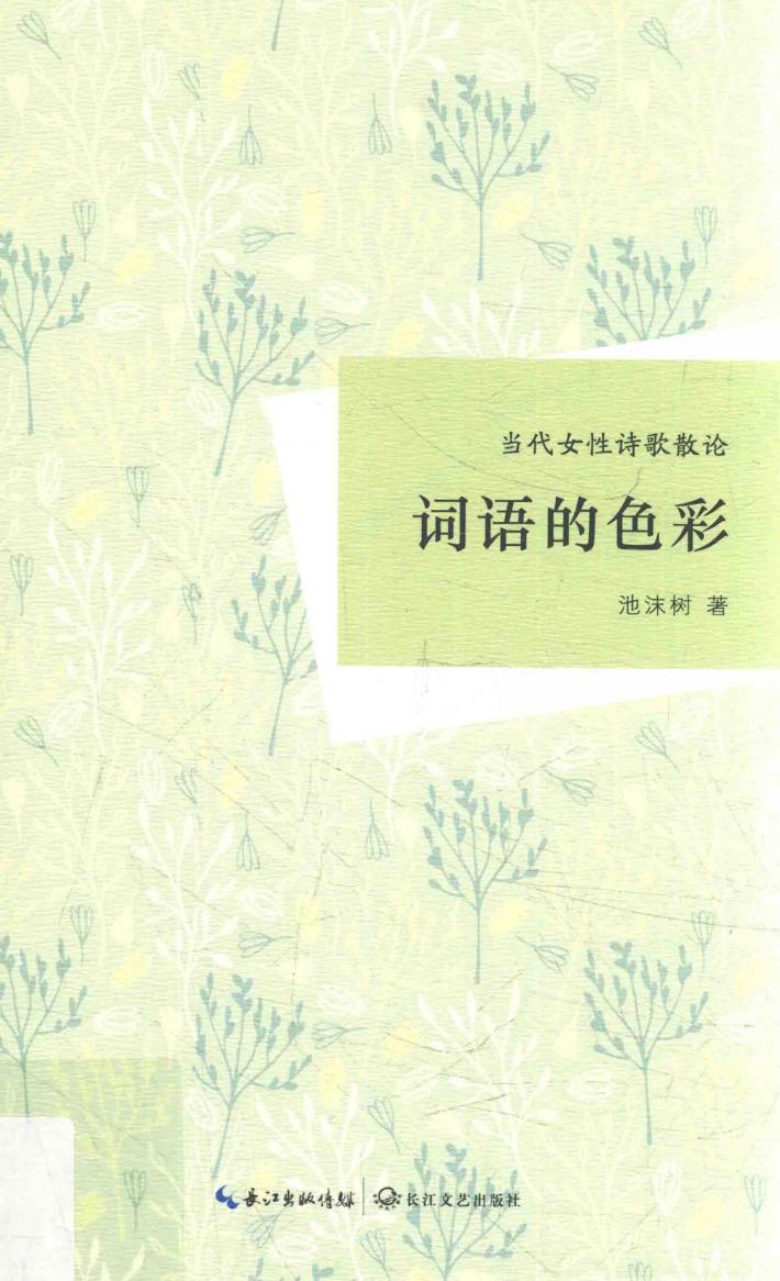词语的色彩  当代女性诗歌散论 封面