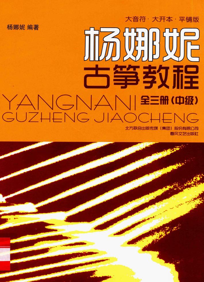 大音符·大开本·平铺版杨娜妮古筝教材 中级 封面