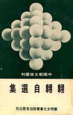 中国新文学丛刊  43  翱翱自选集 封面