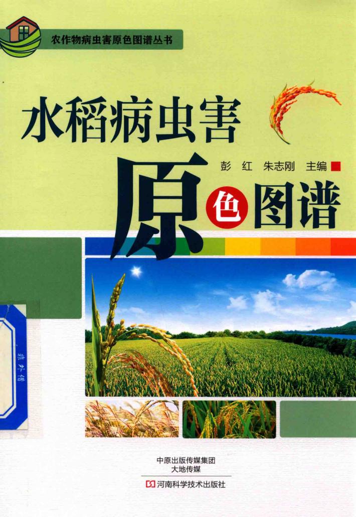 水稻病虫害原色图谱 封面