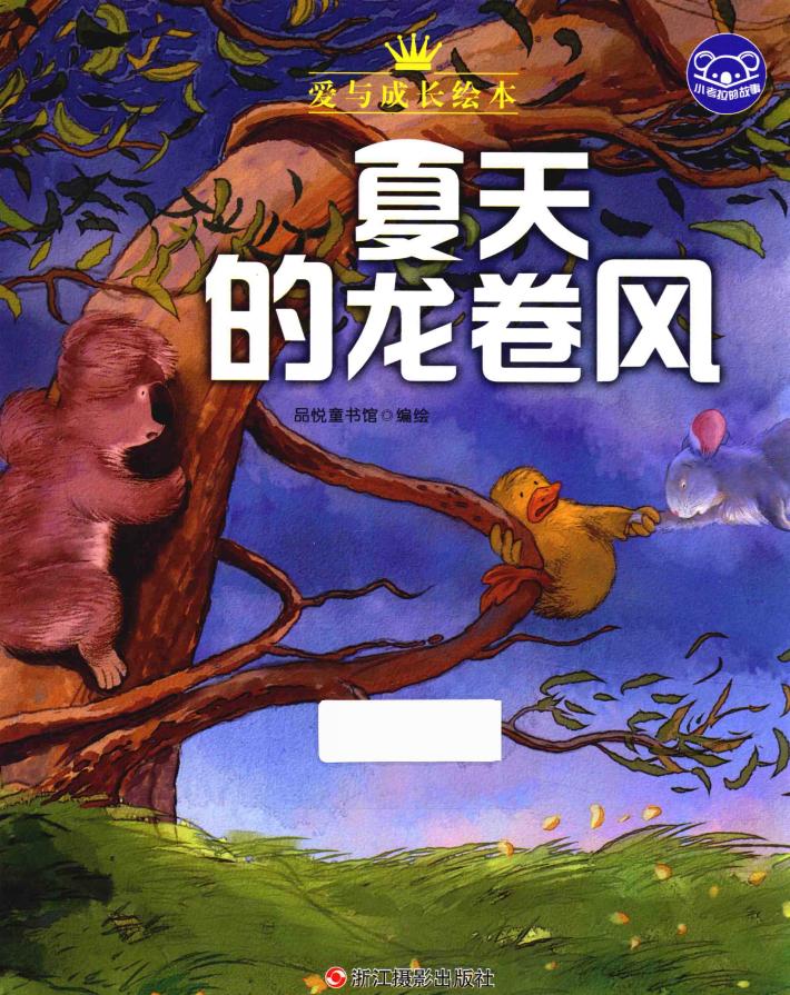 小考拉的故事  夏天的龙卷风 封面