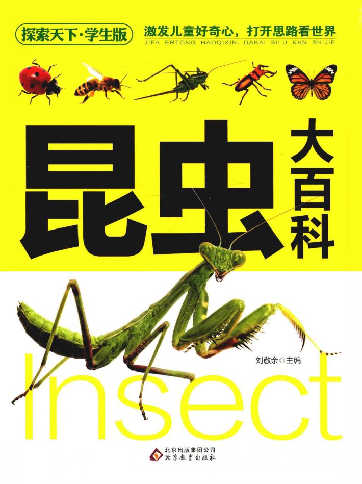探索天下  昆虫大百科  学生版 封面