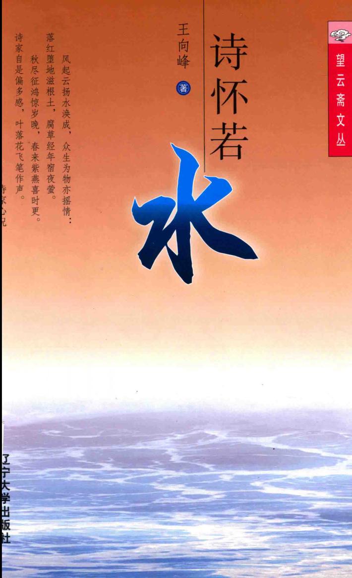诗怀若水 封面