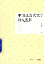 中国现当代文学研究鉴识 封面