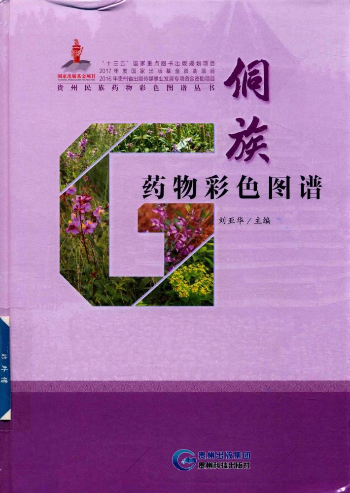 侗族药物彩色图谱 封面