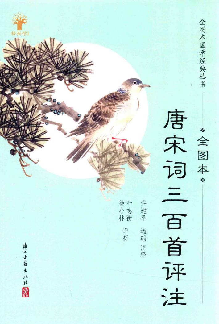 全图本国学经典丛书  唐宋词三百首评注  全图本 封面