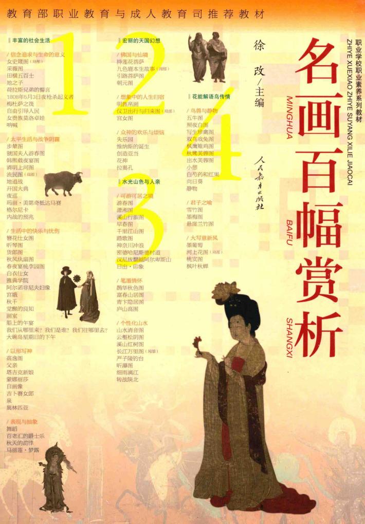 名画百幅赏析 封面