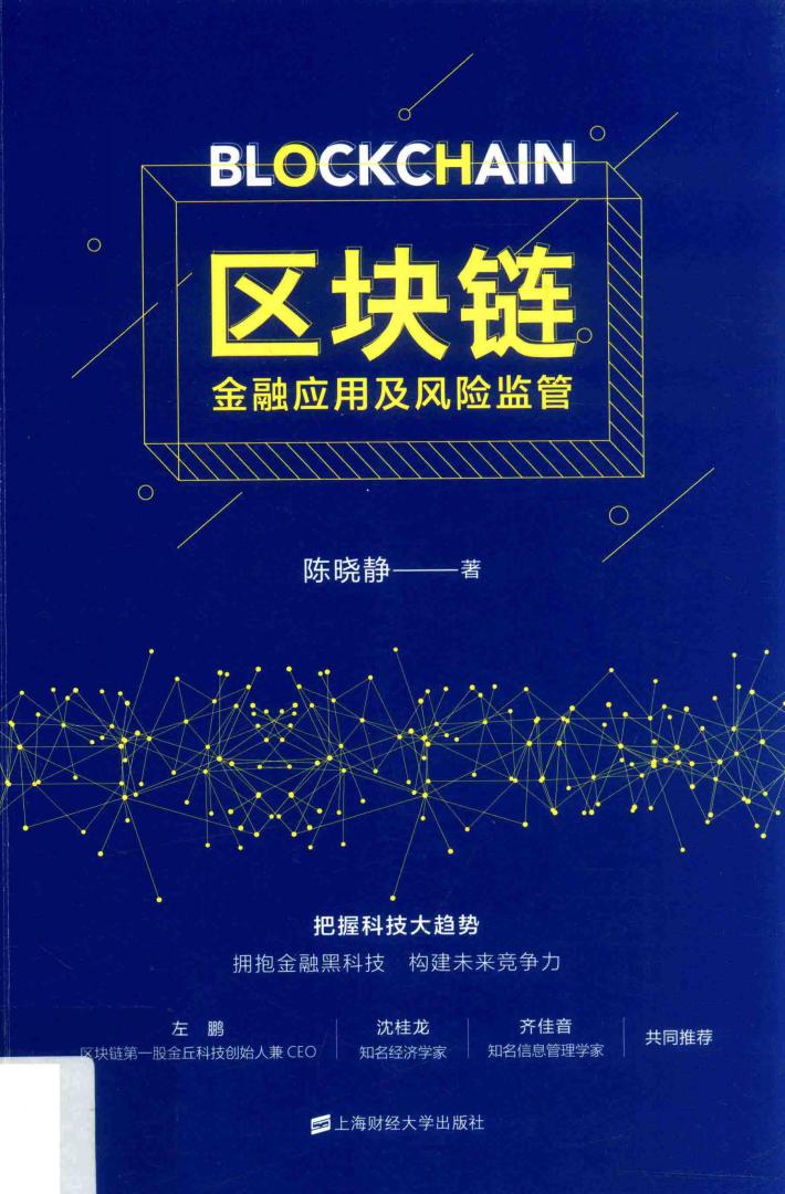 区块链  金融应用及风险监管 封面