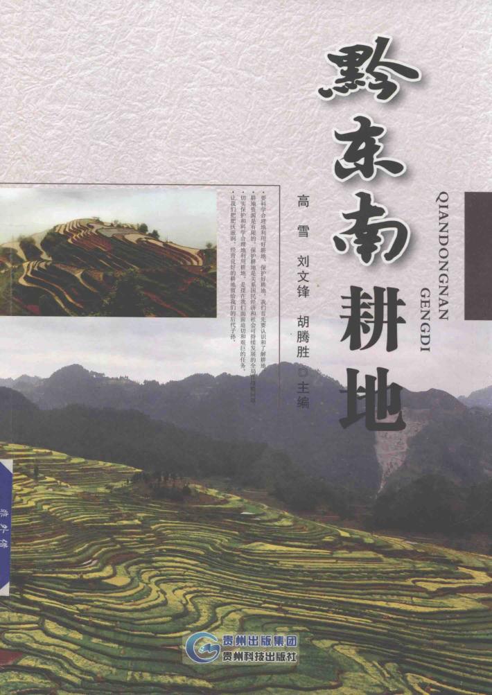 黔东南耕地 封面