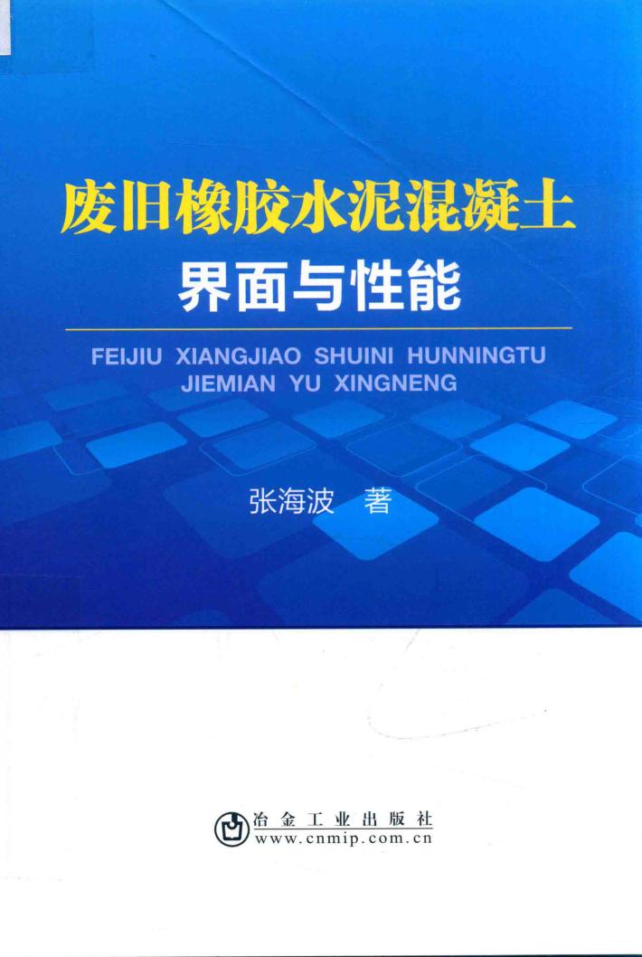 废旧橡胶水泥混凝土  界面与性能 封面