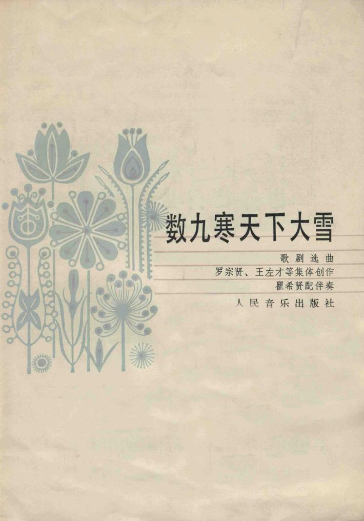 数九寒天下大雪 封面