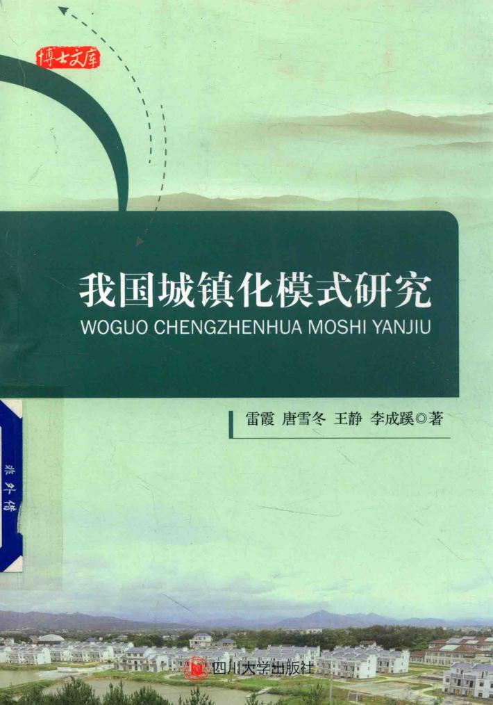 我国城镇化模式研究 封面
