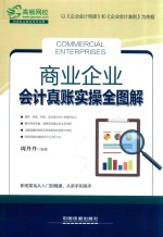 财经商贸专业会计成本核算预算教材  商业企业会计真账实操全图解 封面