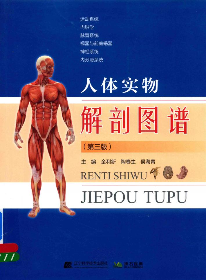 人体实物解剖图谱 第3版 封面