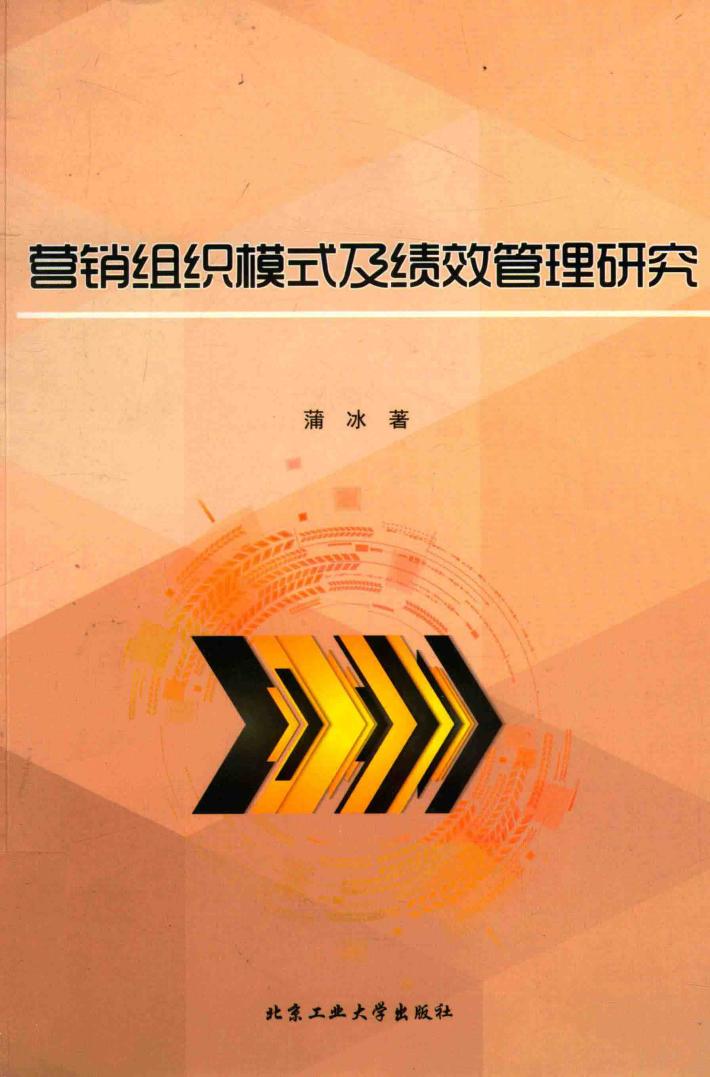 营销组织模式及绩效管理研究 封面