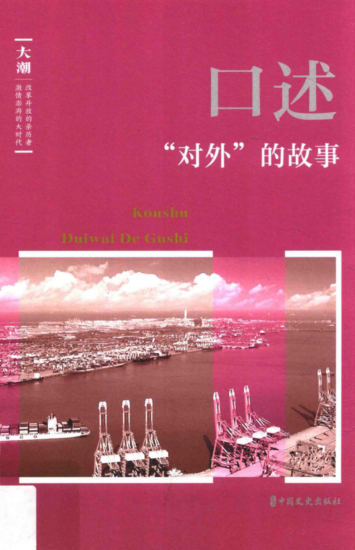 《大潮》丛书  口述  “对外”的故事 封面