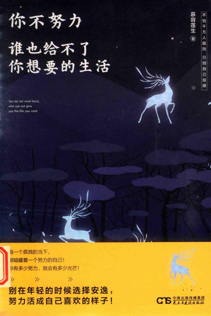你不努力，谁也给不了你想要的生活 封面