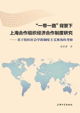 “一带一路”背景下上海合作组织经济合作制度研究  基于组织社会学新制度主义视角的考察 封面
