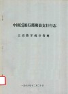 中国人民工商银行简阳县支行行志  主要数字统计资料 封面