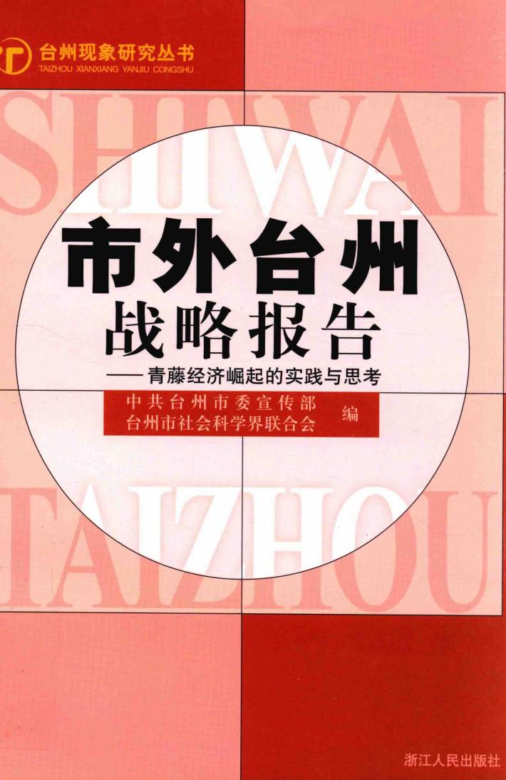 市外台州战略报告  青藤经济崛起的实践与思考 封面