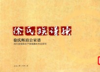 徐氏族谱续  徐氏辉珀公家谱  四川省简阳市芦葭镇翻水村金家沟 封面