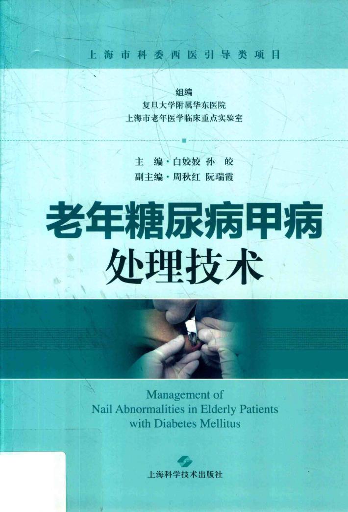 老年糖尿病甲病 处理技术 封面