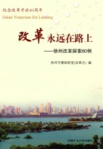 改革永远在路上 徐州改革探索80例 封面