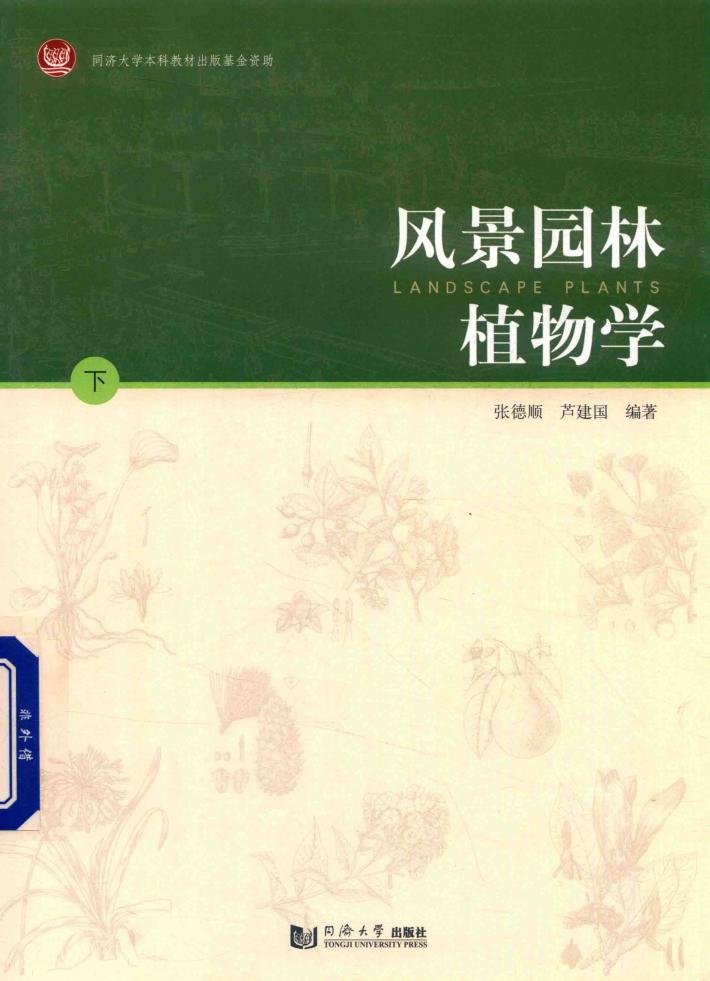 风景园林植物学 下 封面