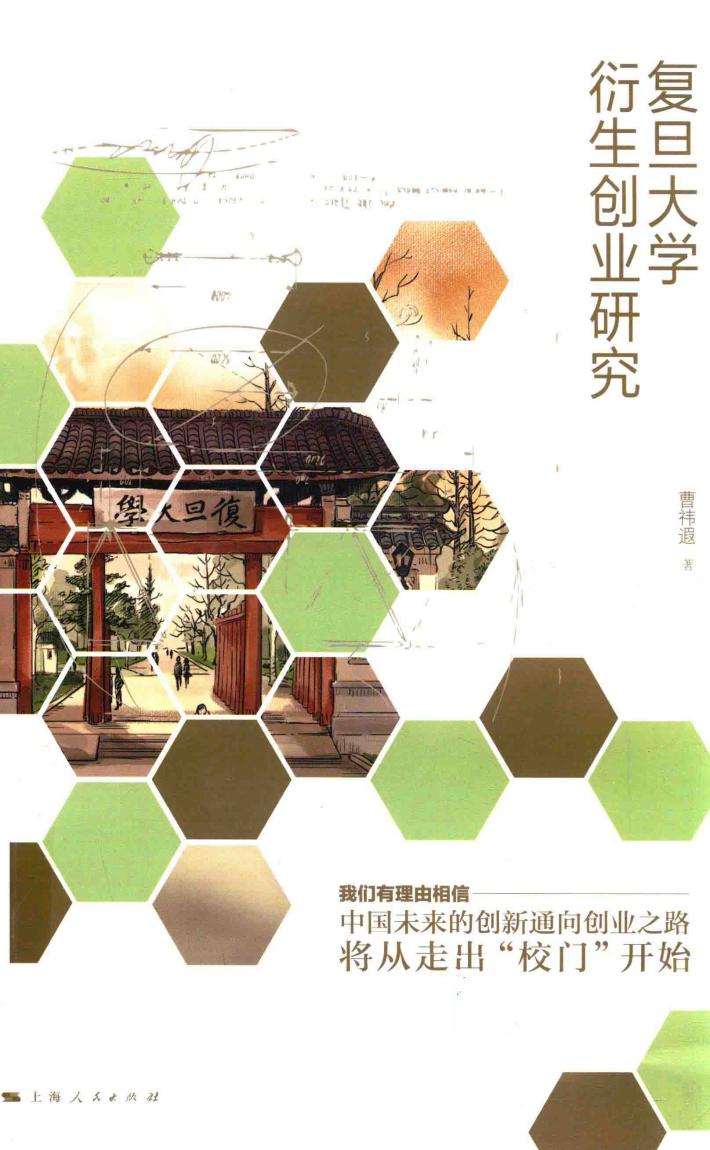 复旦大学衍生创业研究 封面