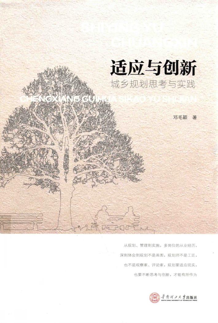 适应与创新  城乡规划思考与实践 封面