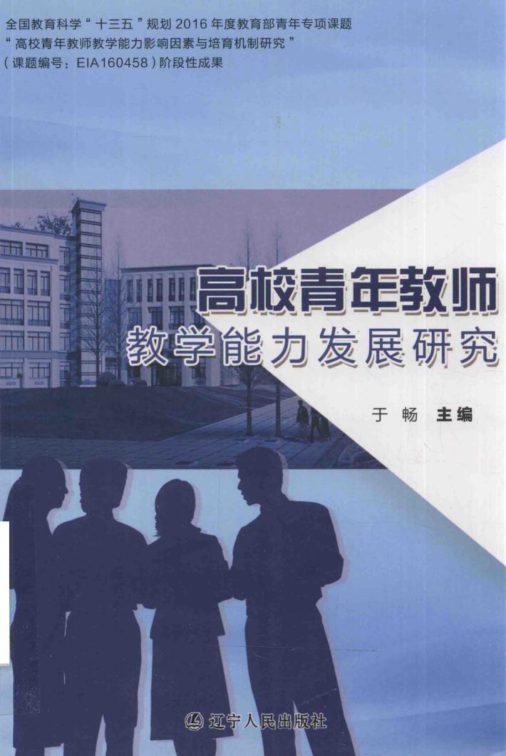 高校青年教师教学能力发展研究 封面