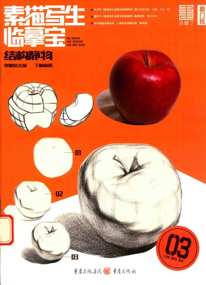 素描写生  临摹宝  结构静物 封面