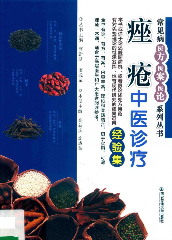 痤疮中医诊疗经验集 封面