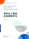 刑事电子数据证据规则研究 封面