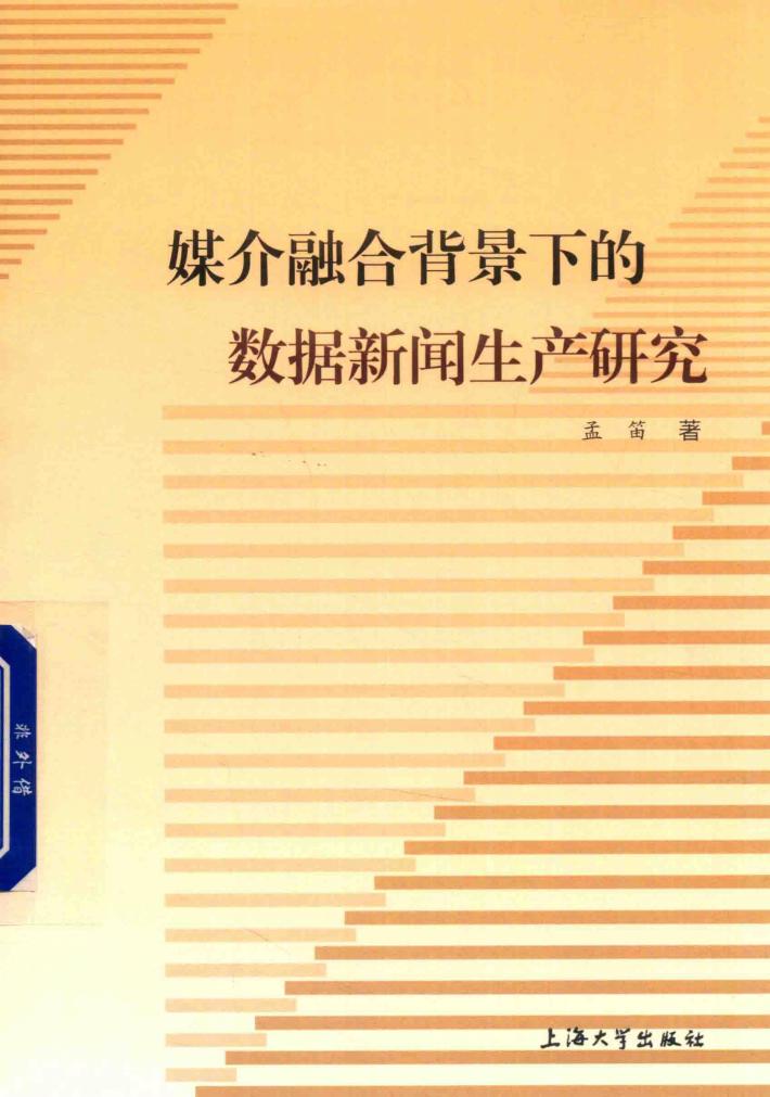 媒介融合背景下的数据新闻生产研究 封面