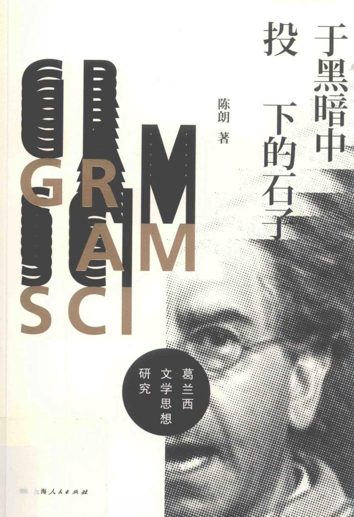 于黑暗中投下的石子  葛兰西文学思想研究 封面