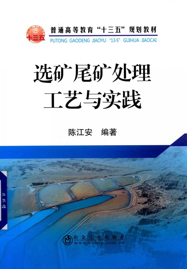 选矿尾矿处理工艺与实践 封面