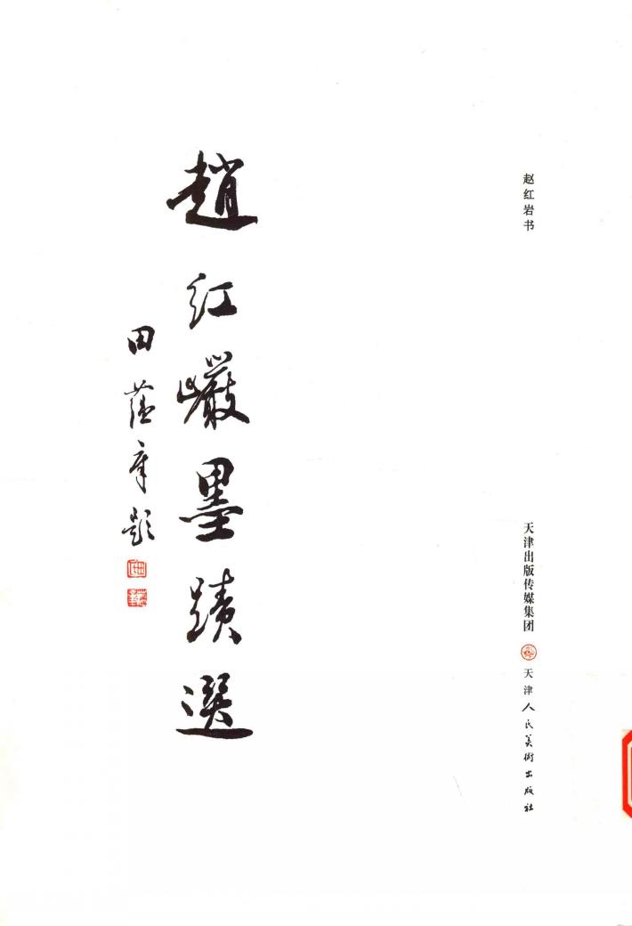 赵红岩墨迹选 电子书封面